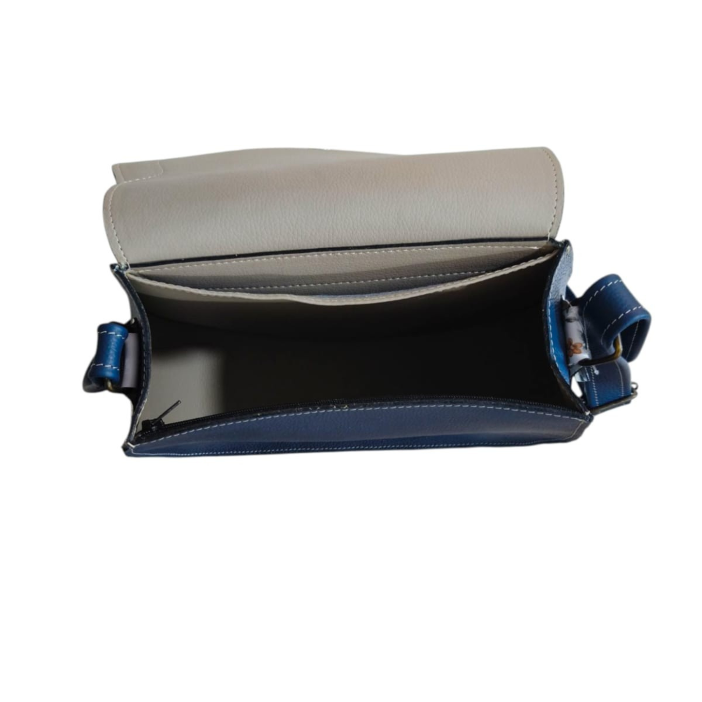 Geantă de Damă IRIS Blue – Piele Naturală Premium | Design Elegant, Realizată Manual